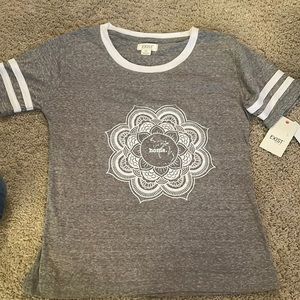 Exist grey graphic tshirt, size medium, never worn, with tags
